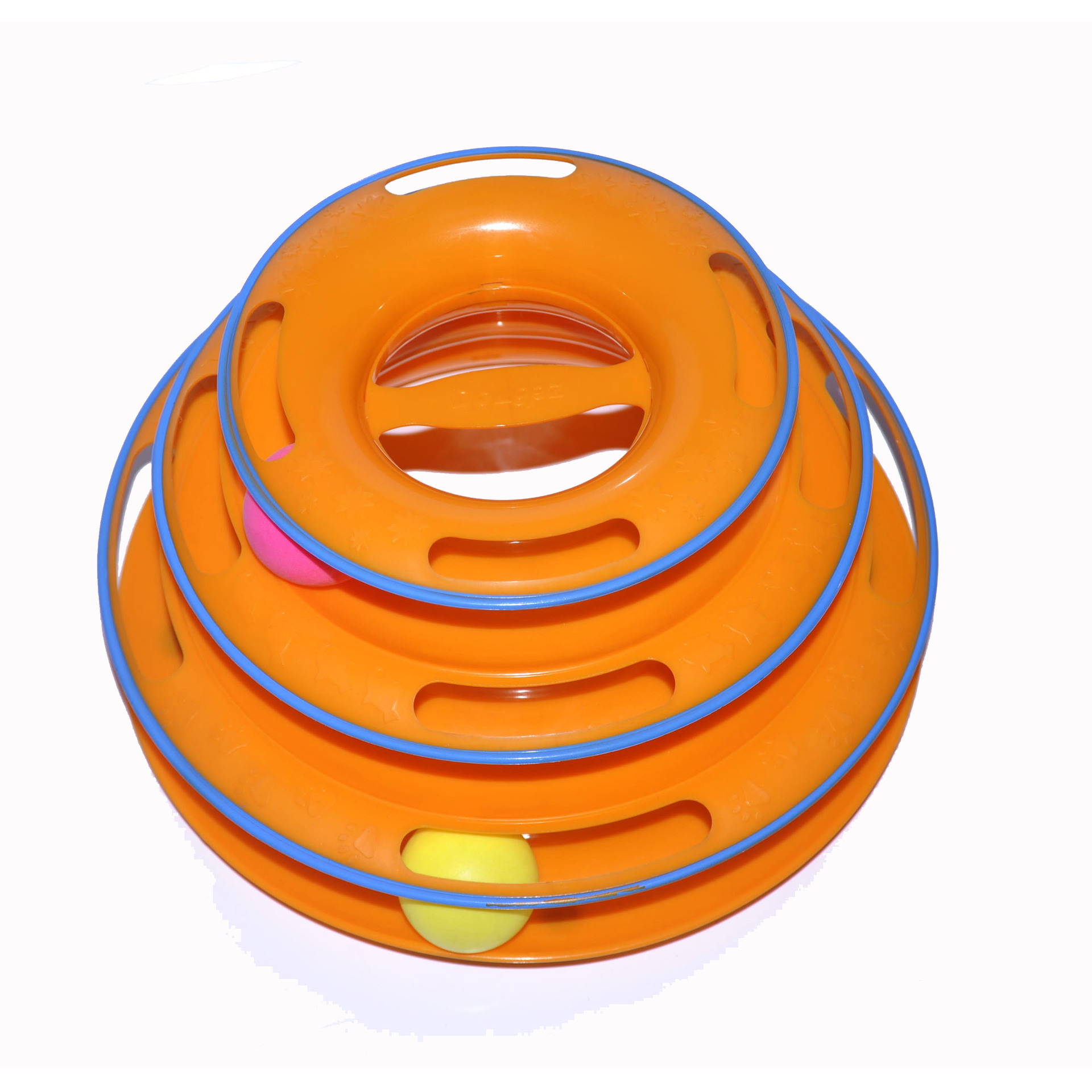 Игрушка для кошек Petstages, Интерактивная игрушка для кошек, круглая дорожка с движущимися шариками, удовлетворяет кошек, охотничьи игрушки для домашних животных