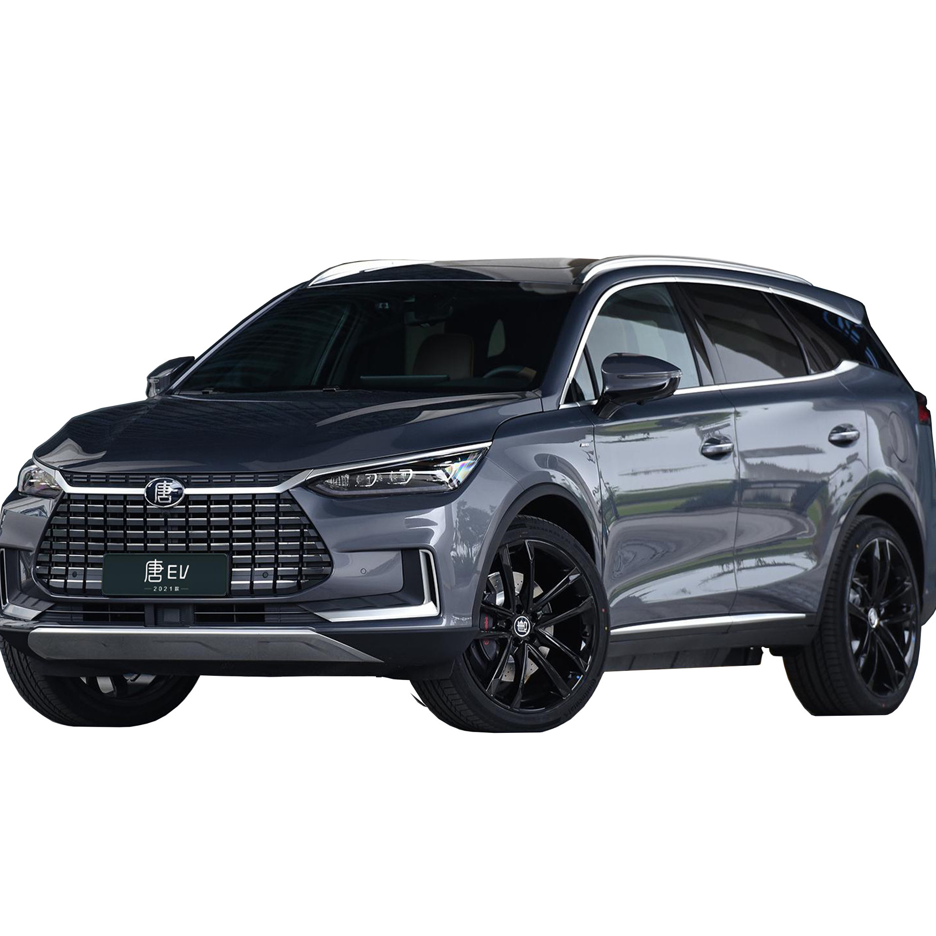 Tang ev power motor high speed 7 seats super long range electric intelligent midsize 4 wheel SUV BYD for hot sale