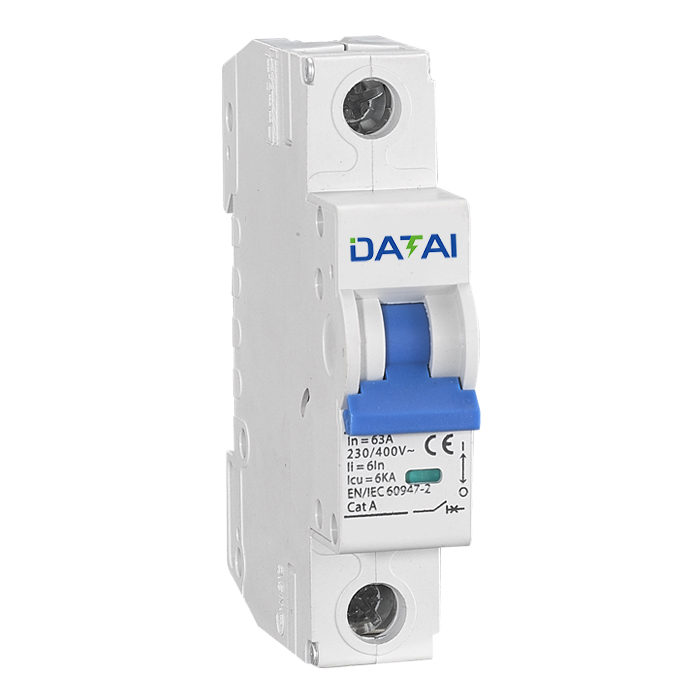 1P/2P/3P/4P Автоматический выключатель DATAI AC Mini MCB однополюсный автоматический выключатель