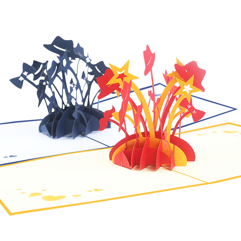 Поздравительные открытки из бумаги с 3d лазерной резкой и надписью Thank You Pop Up для подарка на День отца