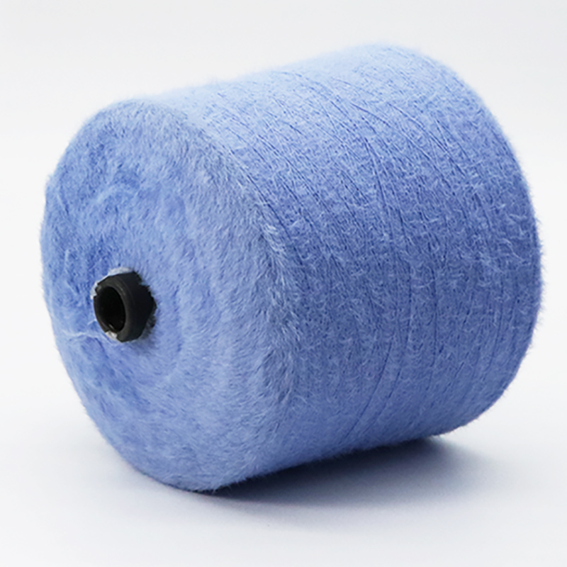 1/9NM 1/14NM Mink-like Nylon fancy Imitated Mink yarn Do not shed with Dyed and section dyed for winter sweater