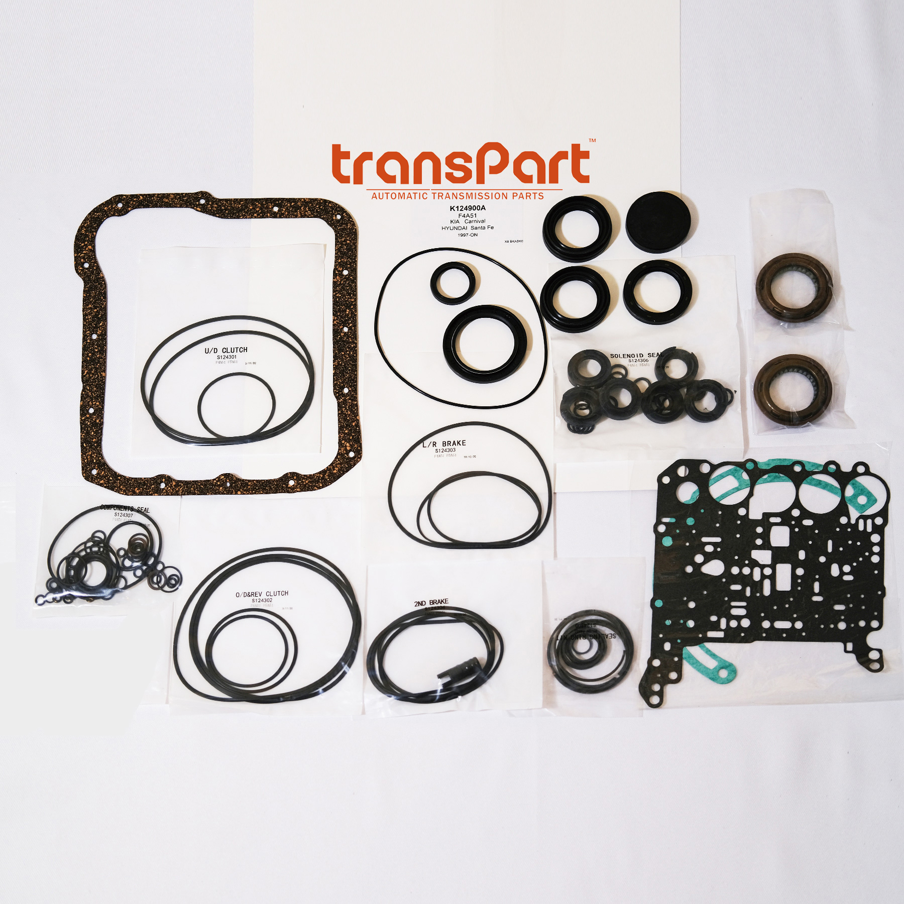 F4A51 Automatic Transmission Gearbox Overhaul kit Seal Kit for HYUNDAI KIA Manufacturer Direct selling