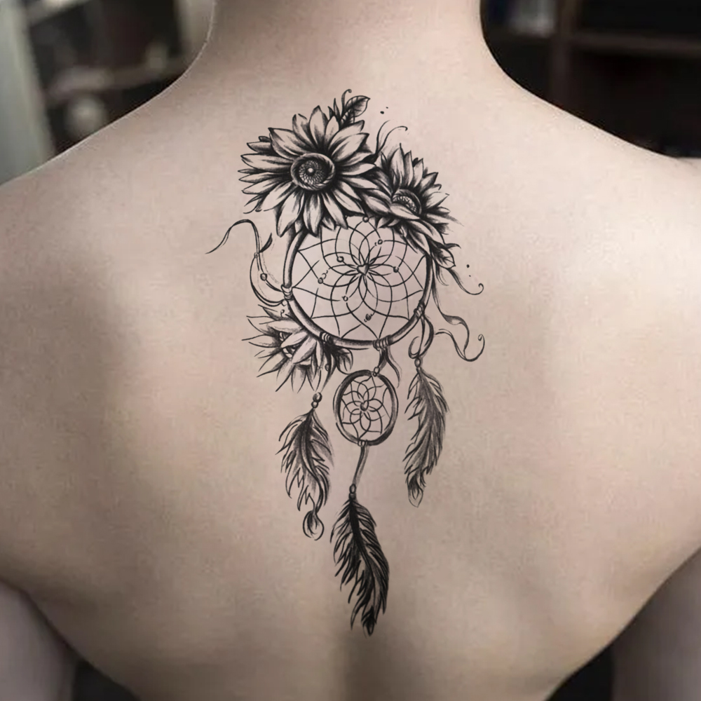 5% Discount Waterproof Long Lasting Sexy Breast Legs Abdomen Waterproof Bikini Rose Flower Tattoo Sticker