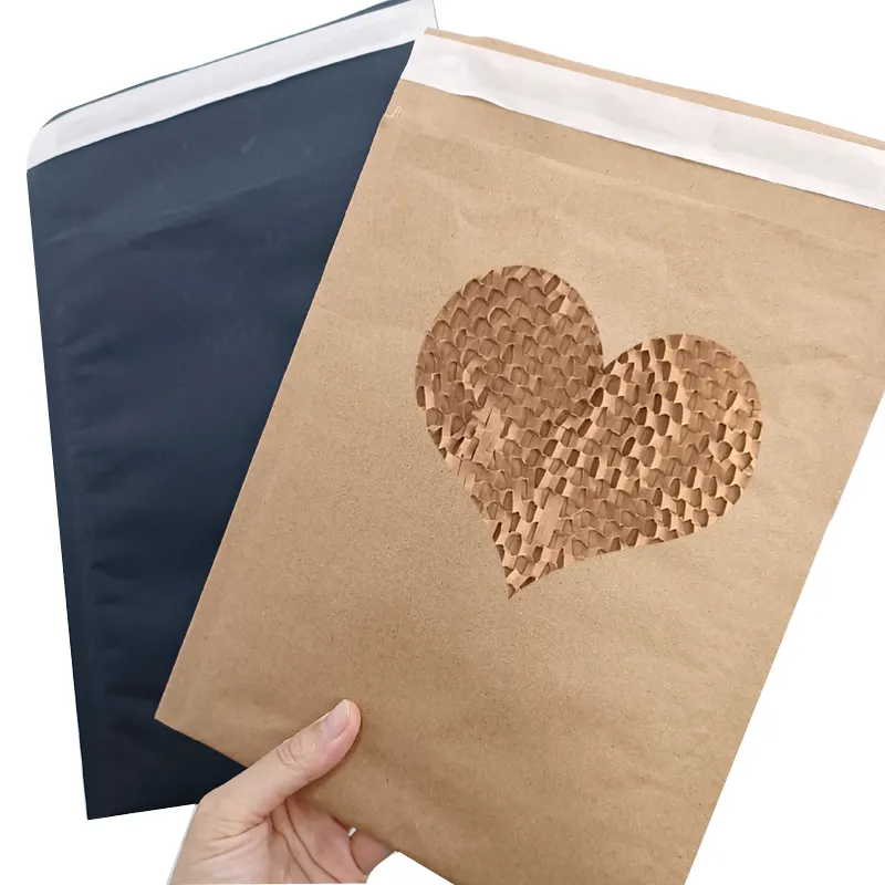 Honeycomb Paper Padded Mailer Kraft Mailers Bags Custom Printing Kraft Mailers Padded Envelopes