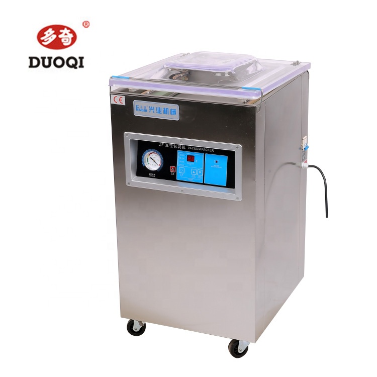 DUOQI ZF-408 series 201, корпус из нержавеющей стали, однокамерная вакуумная упаковочная машина