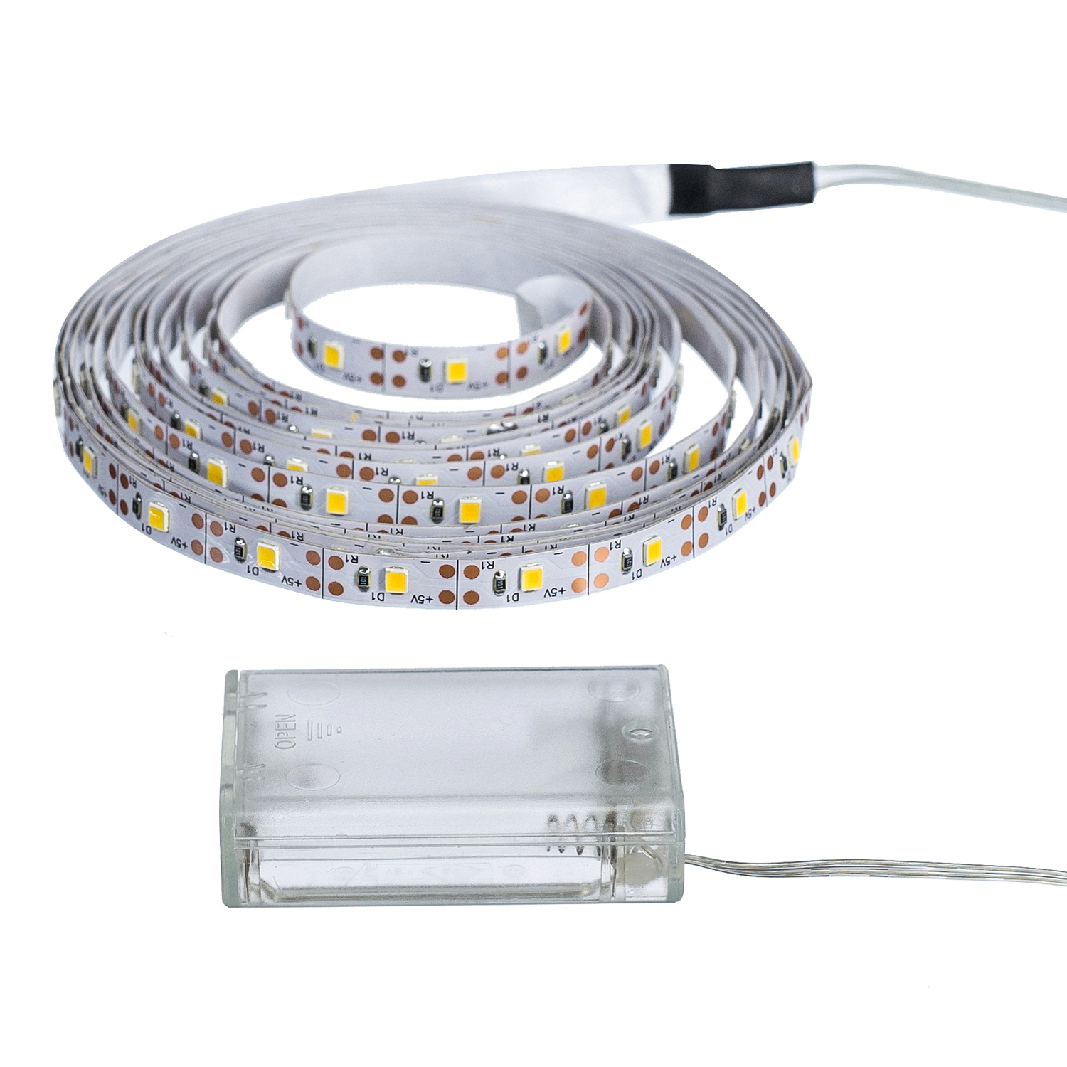 Светодиодная лента 3xAA 2835SMD, гибкая светодиодная лампа для подсветки телевизора, рабочего стола, экрана, Диодная лента, 4,5 В постоянного тока, 1 м, 2 м, 3 м, 4 м, 5 м