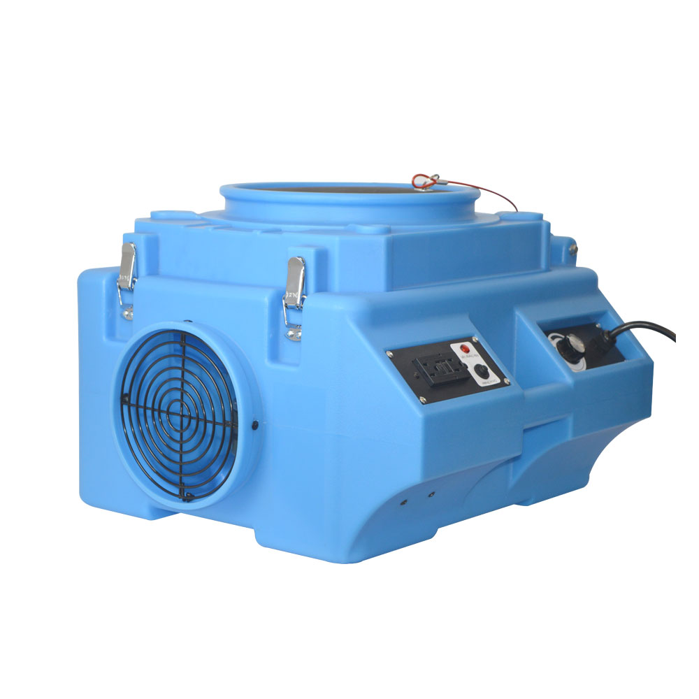 OneDry portable ETL CE air scrubber with socket variable speed H13 HEPA filter used with dehumidifier air movers for restoration