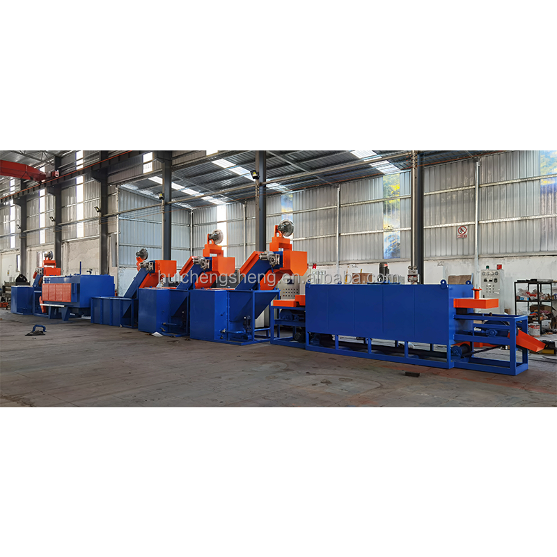 Industrial mesh belt carburizing quenching furnace production line with cleaning machine, oil tank and tempering furnace