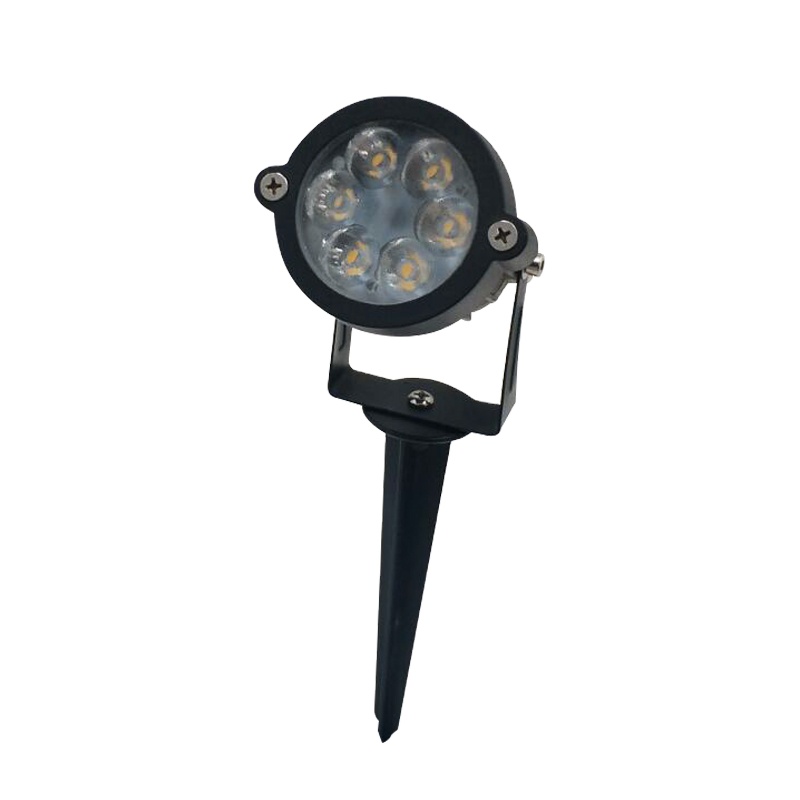 Ac85-265V черный Ip65 спорта на открытом воздухе 6W Smd пятно света водонепроницаемый светодиодный свет сада