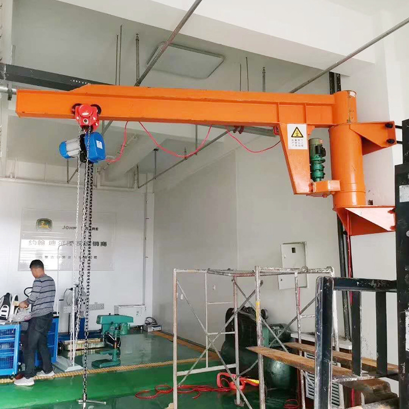 BX Type 180 degree rotation 500kg 1 ton 2 ton swivel wall mounted jib crane