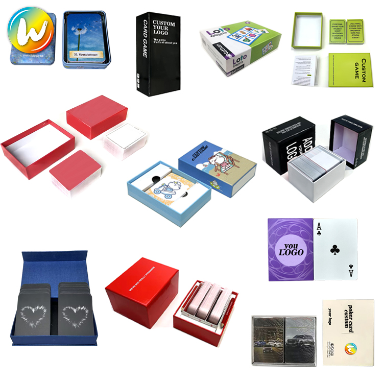 Yimi paper Multicore Paper Party Education Drinking Family Poker Deck Card Custom Card Game printing for Adult Kids couples