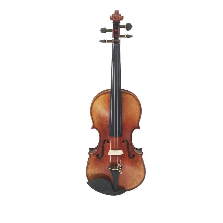 High Grade professional antique style flame maple handmade brown oil varnish violin 4/4 3/4