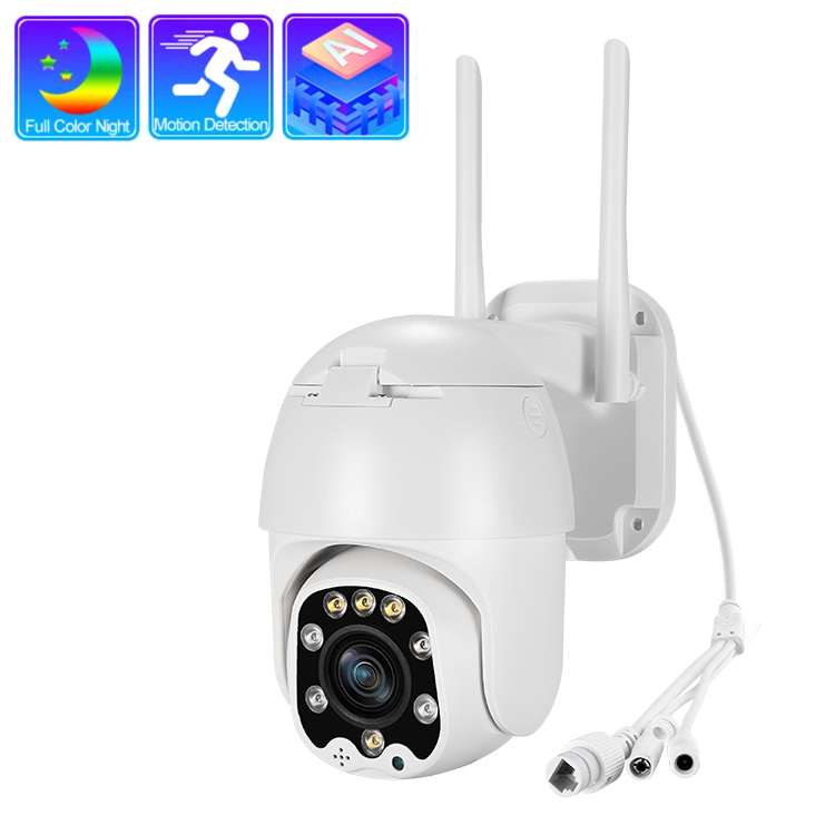 Автоматический вращающийся Cctv камеры Micro SD карта Ip камера для 4X зум с микрофон и динамик