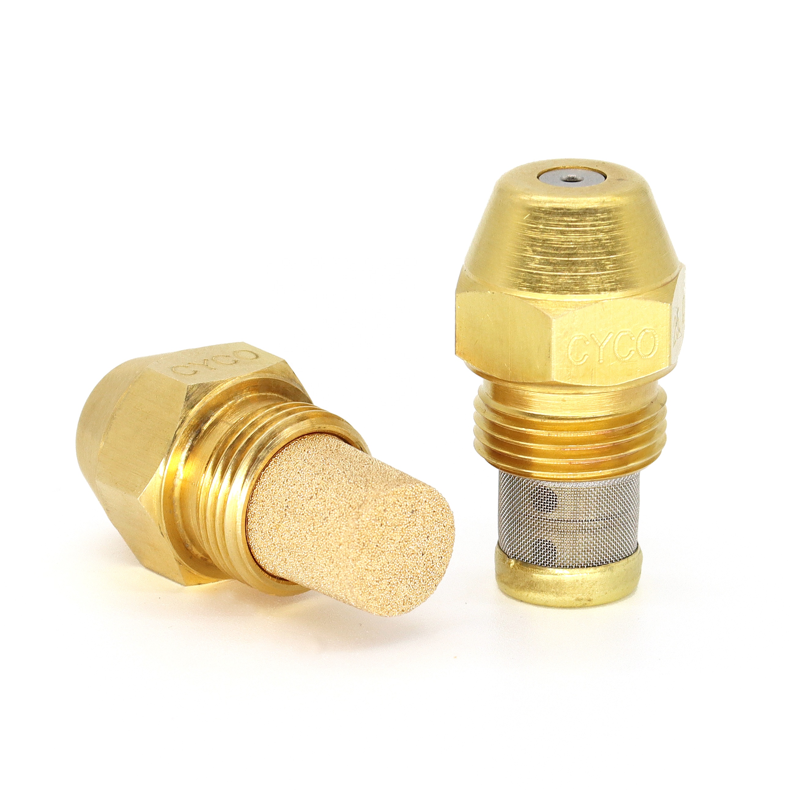 CYCO 45 Degree Spray Angle Brass Industrial Fuel Waster Oil Burner Nozzle