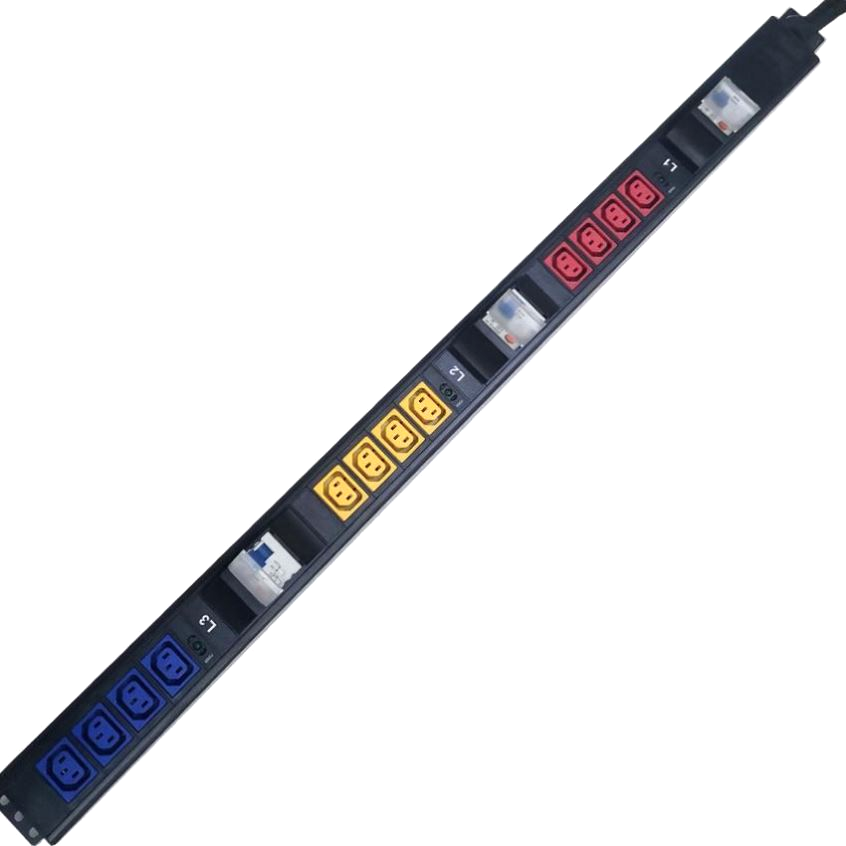 Пользовательский нулевой U pdu3 фазы 32 А 12 бит IEC C13 GWGJ блок распределения питания переключатель PDU розетки серверная стойка