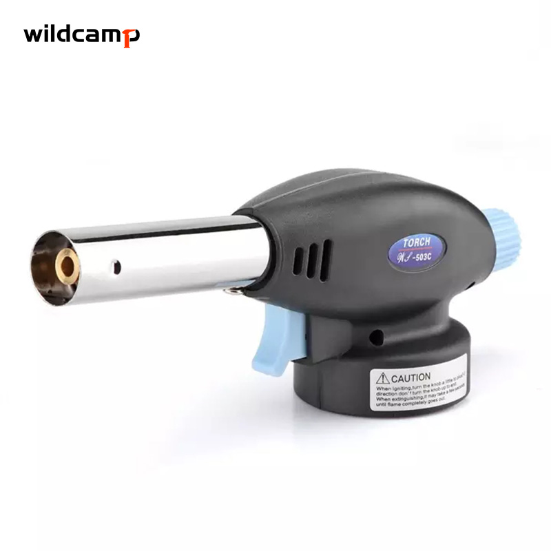 Wildcamp ручной газовый факел, бутановый газовый Регулируемый воспламенитель, факел для барбекю и кемпинга