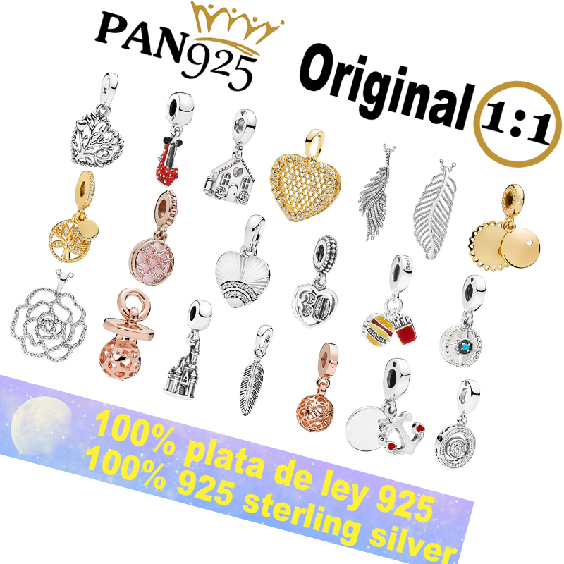 D012 2021 High Quality 925 Sterling Silver Suitable for fit Pandoraer Bracelet DIY Charm, Free Shipping