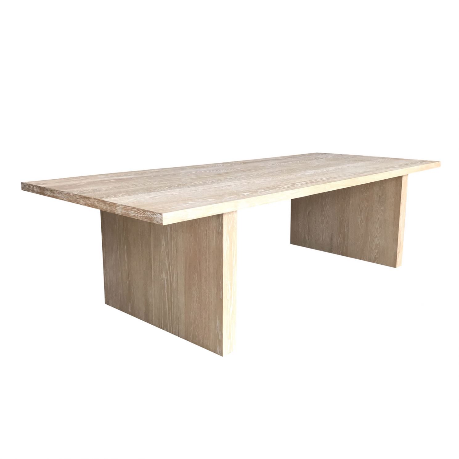 New Design Long Rectangular Oak Wood Dining Table