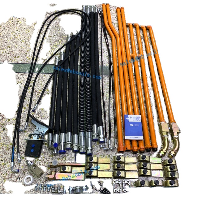 PC200-8 набор трубопроводов для экскаватора PC200LC PC210 PC220 PC240, приспособление для экскаватора, молоток для выключателя, гидравлические трубы, шланг, запасные части