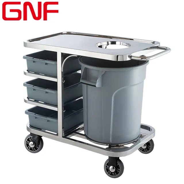 GNF Dirty Plate Collect Commercial Restaurant Kitchen trolley