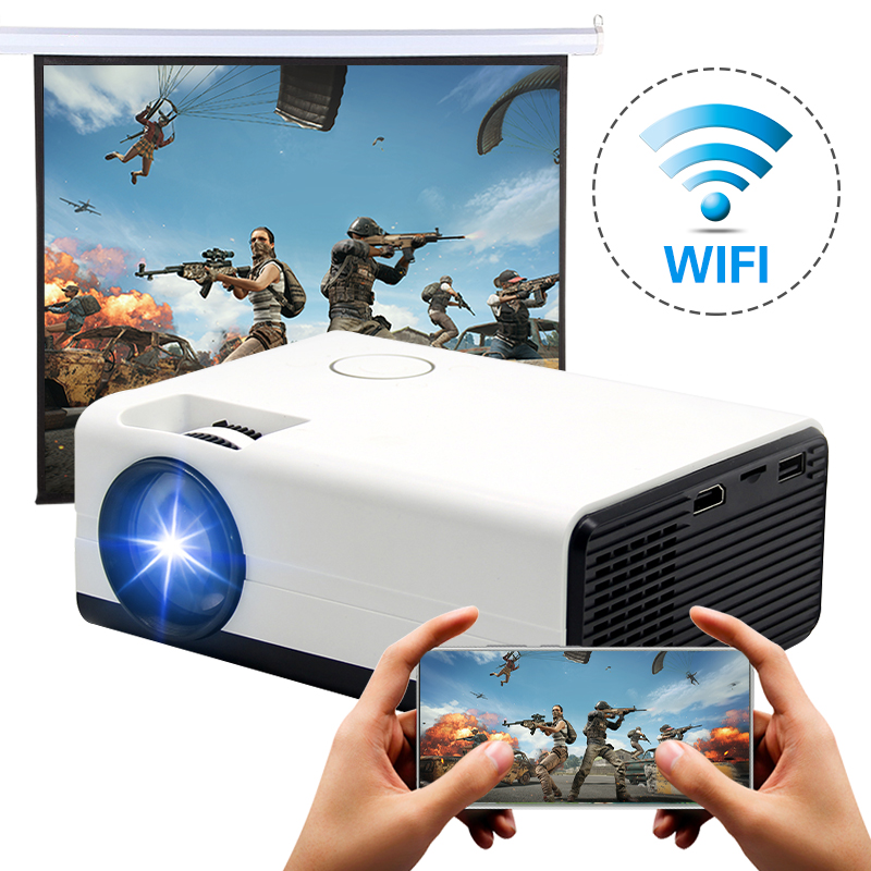 Портативный 5000 лм ЖК-проектор, недорогой Android мини Led 4K проектор Android Tv проектор, ультра мини портативный Full Hd проектор
