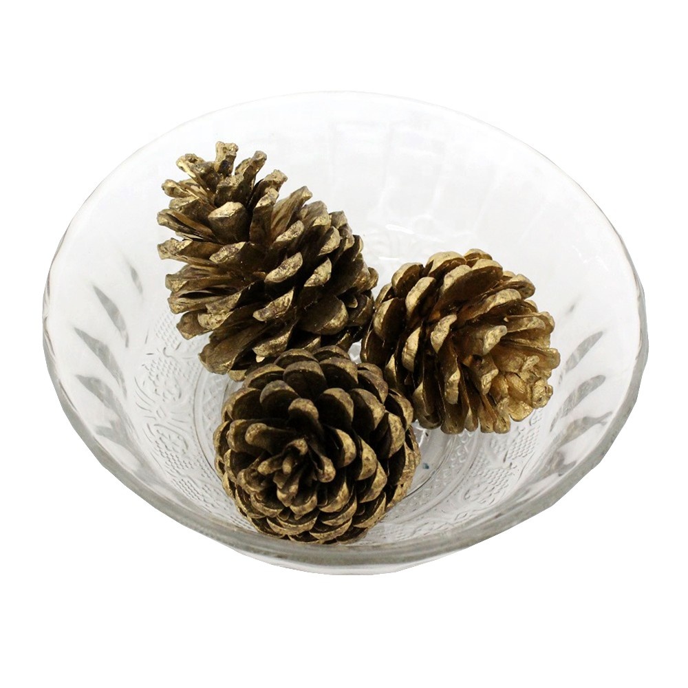 Dried Pine Metallic Color Dry Flower