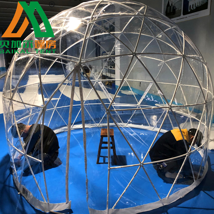 Полностью прозрачная купольная палатка igloo для вечеринки, улицы, мероприятия, сада, палатка