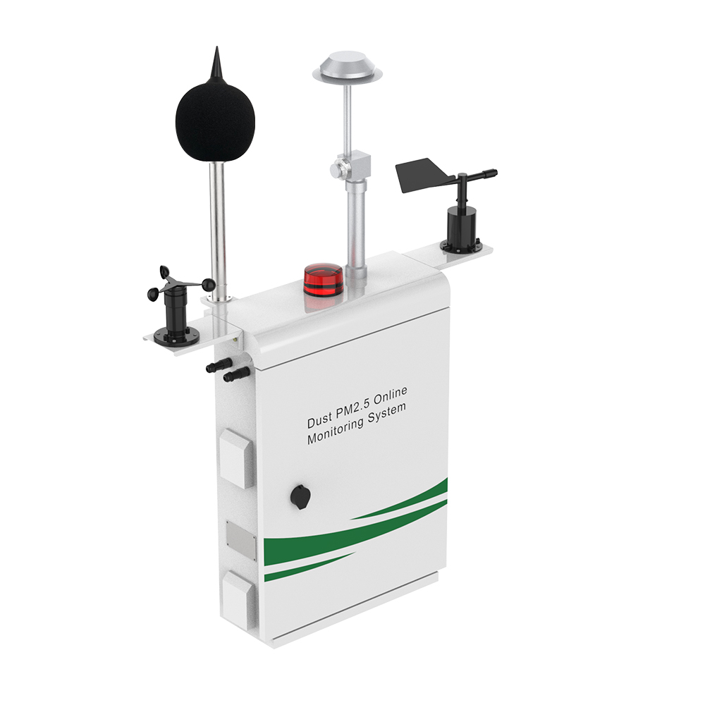 smart automatic particular matter monitoring station for pm2.5 pm10 tsp wind speed wind direction detection