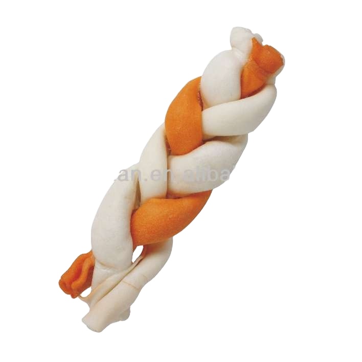 China Supplier Pet Product Rawhide Dog Chew Bones Twist Design Toys (ych30171)