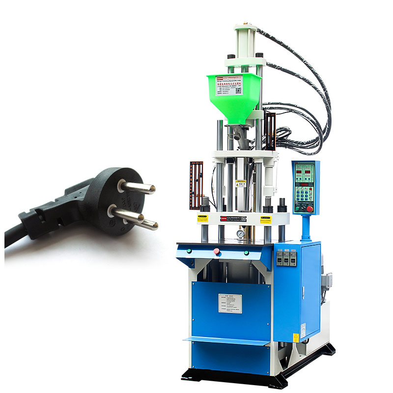 Electric component plastic forming machine plug cable insert injection machine 45T vertical plastics forming machine