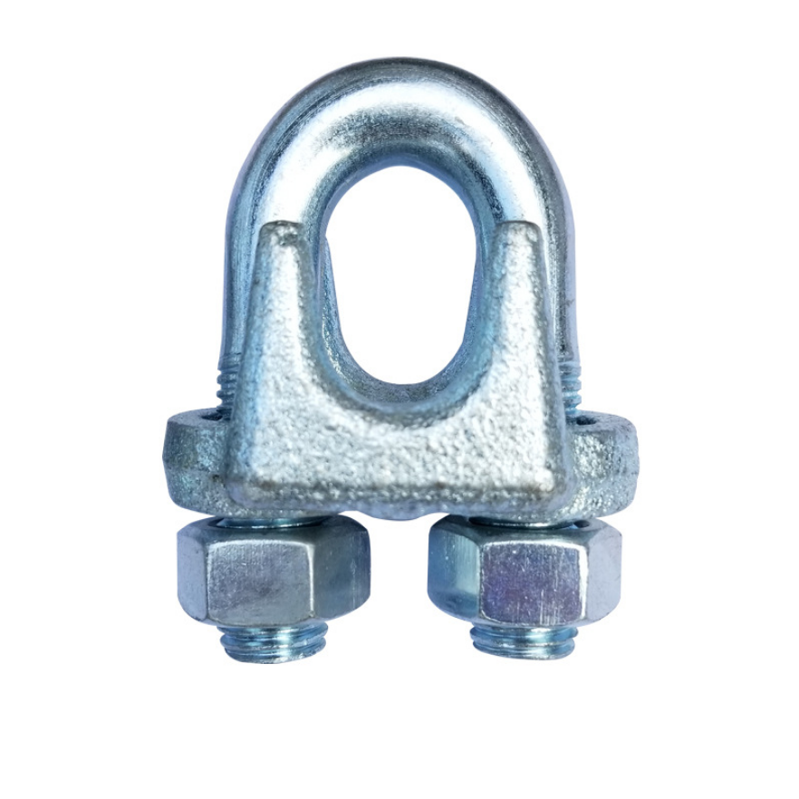 Rigging Hardware DIN741 Malleable Wire Rope Clips  Zinc Plated or Hot DIP Galvanized