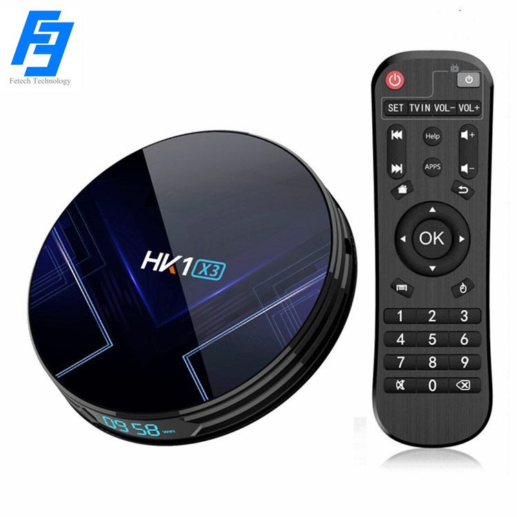 8K разрешение TV Box HK1 X3 Media Player, объемом памяти 4 Гб/32 ГБ 1000M LAN мощный чип Amlogic S905X3 игра Box Поддержка производитель оригинального оборудования и оригинальный производитель дизайна