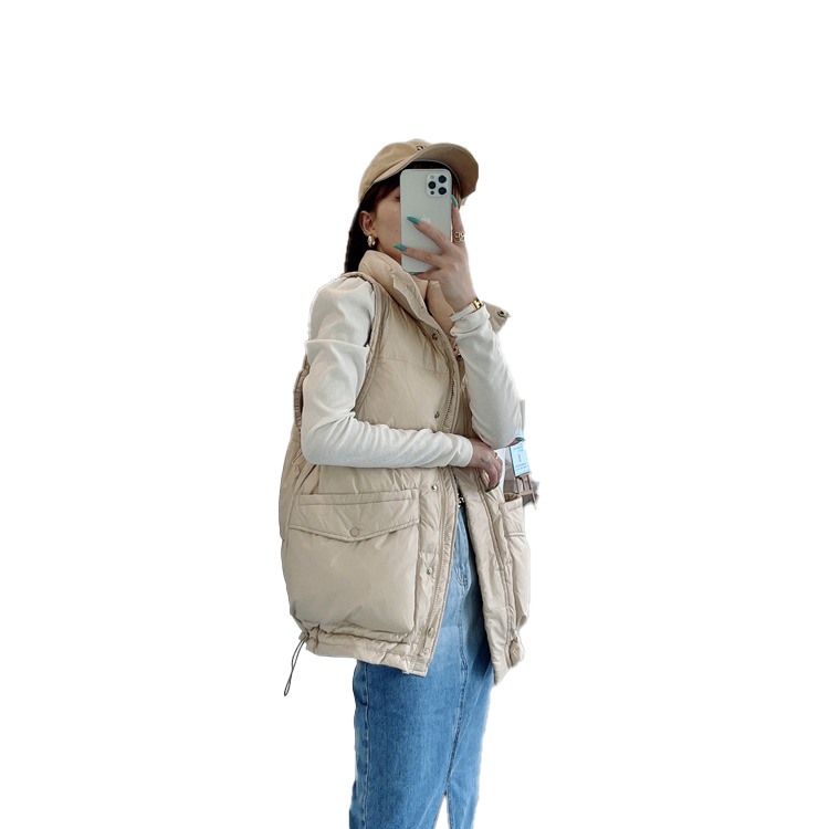 Wholesale Custom Clothing Waistcoat sleeveless Jacket Winter Down Quilted Vest Jacket Body Warmer Sleeveless Padded Jacket