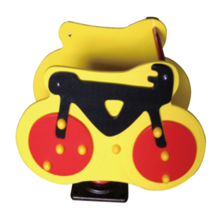 Outdoor Spring Rider Steel Style Plastic Material Rocking Horse