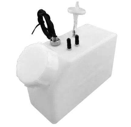 Printing spare parts 1L empty tank with hose connections