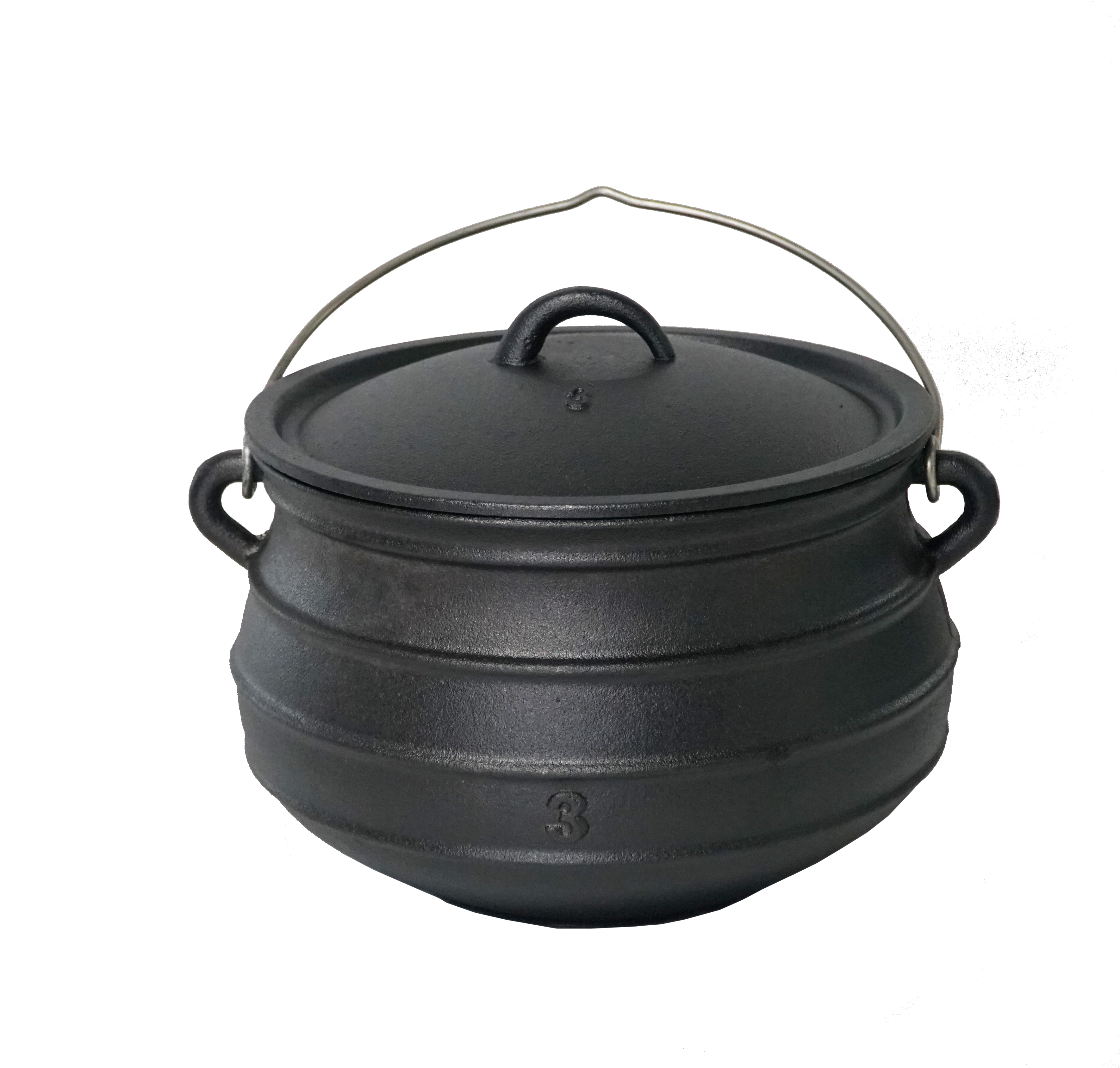 wholesale cast iron cookware South Africa plate potjie pot  high quality cast iron cauldron without feet