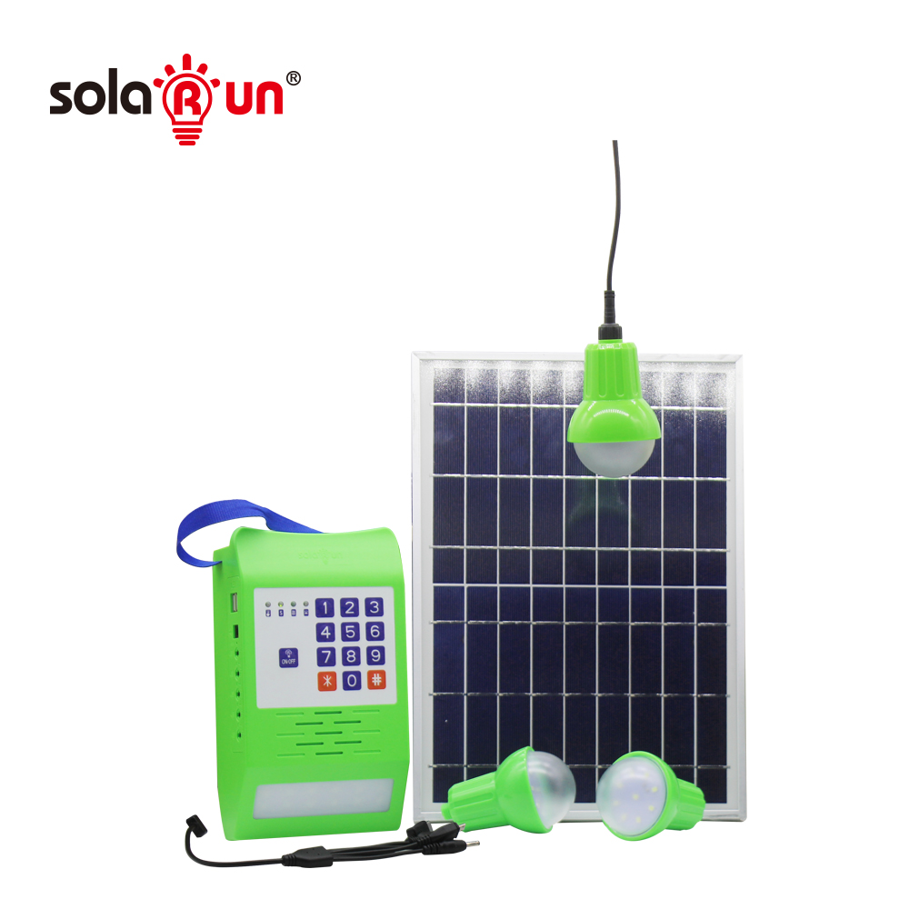 Potable Power supply Solar energy systems solar panel power station with Pay as you go home lighting System
