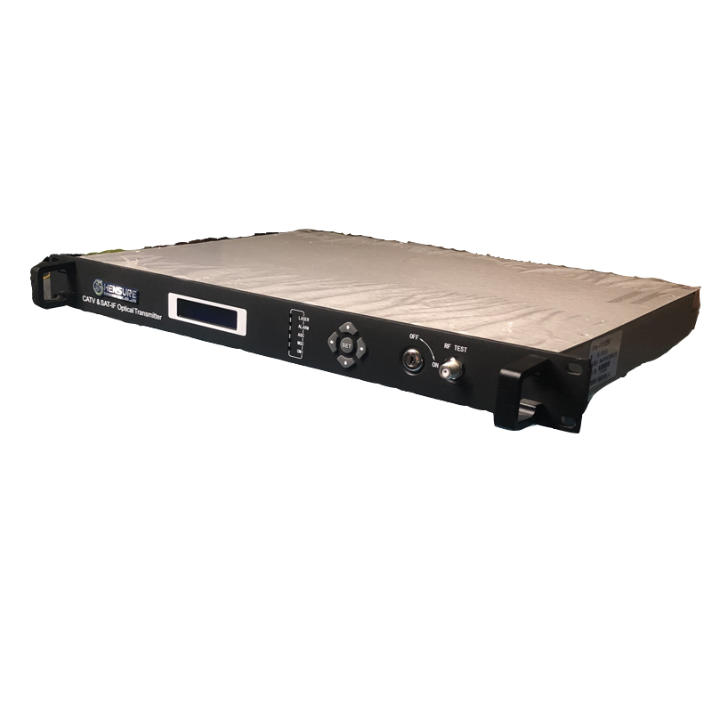 Оптический 1550 нм передатчик catv с двойным источником питания HFC network1550 нм, внутренняя прямая модуляция CATV 10 дБ, высокое качество