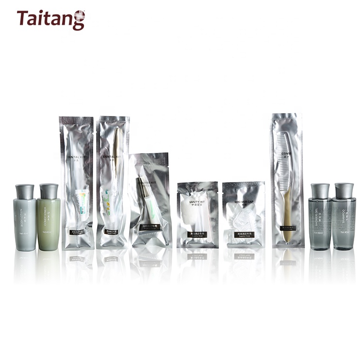 Taitang 3-5 Star Exquisite And Cheap Disposable Personal Care Hotel Amenities Sets