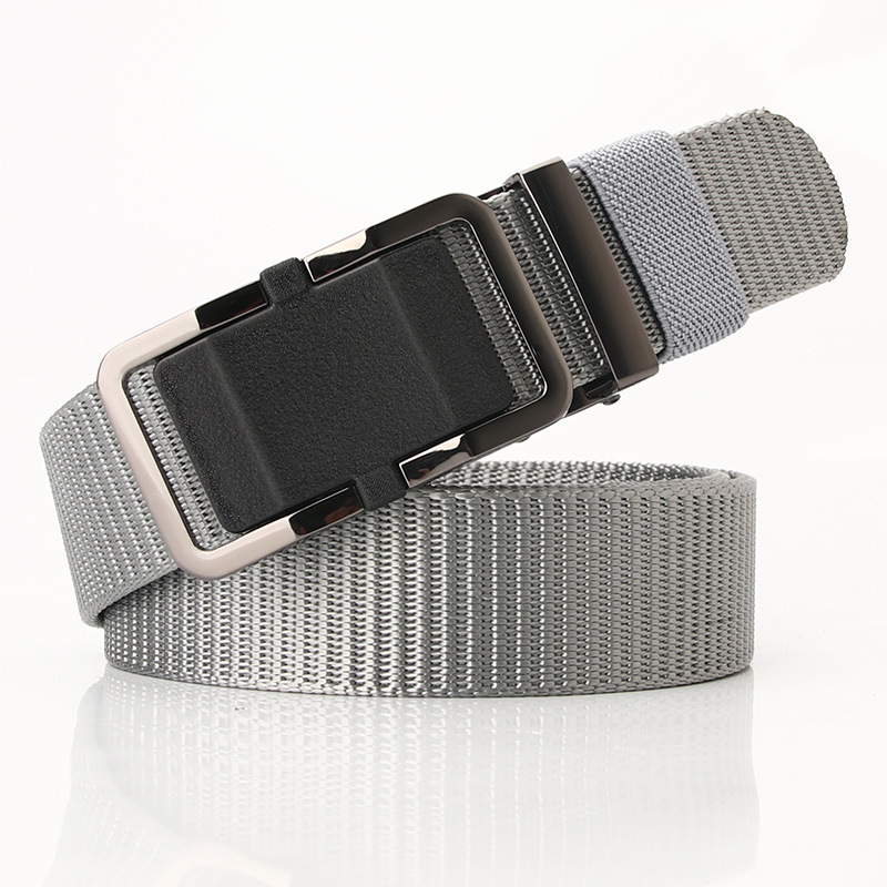 Flying ART Outdoor Tactical Nylon Belt Casual Toothless Alloy Buckle Quick Release all-match Jeans Belt Men's Belt