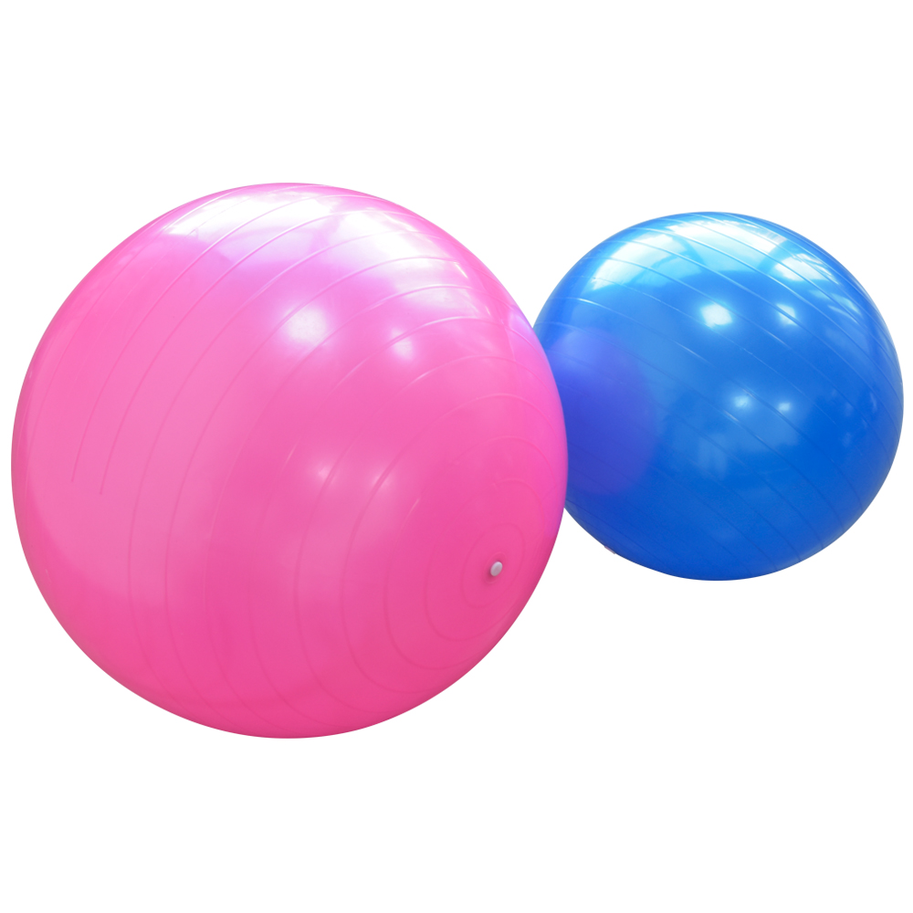 Drop Shipping Yoga Sitting Balls Stability Fitness Training Exercise Anti Burst PVC OEM 55/65/75cm