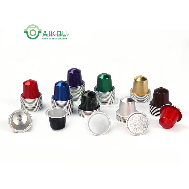 Алюминиевые капсулы для чая, совместимые с nespresso pods, без резинового кольца