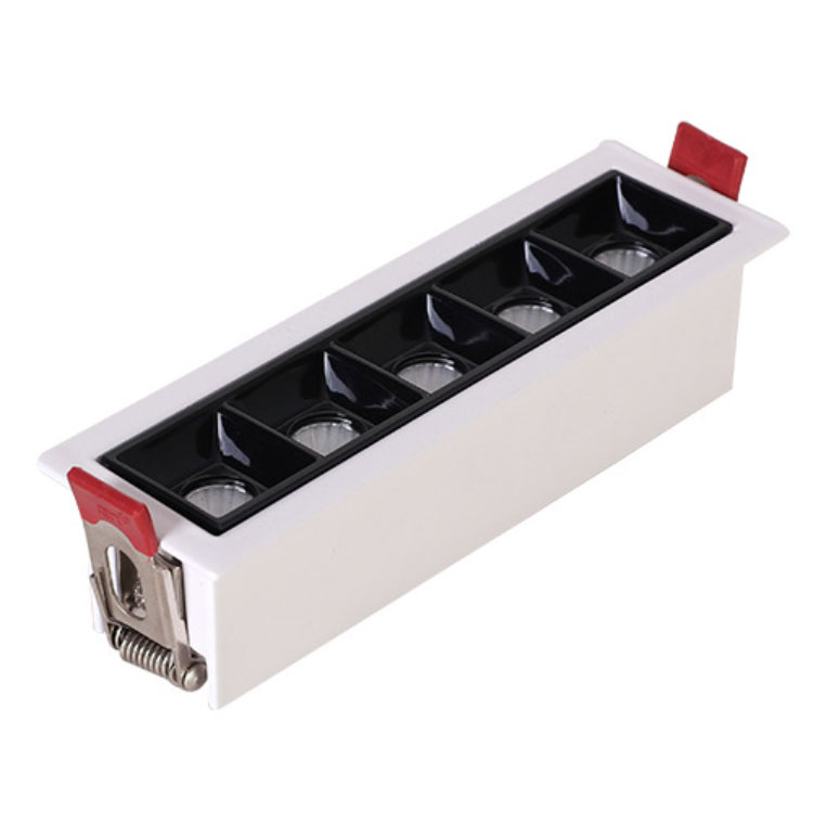 Modern simple design of White color LED line style spotlight for hotel and office 6W