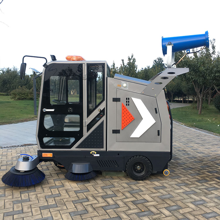 Street cleaner fully enclosed environmental protection school station park electric road sweeper