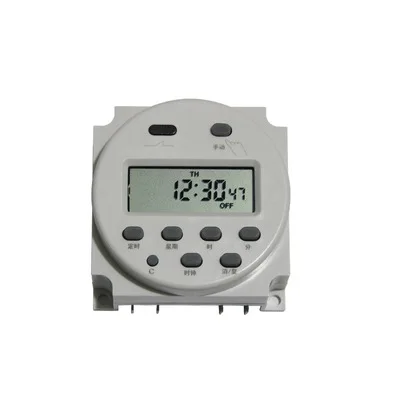 Мини-таймер CN101A, 12 В, 24 В, 220 В, время включения/выключения