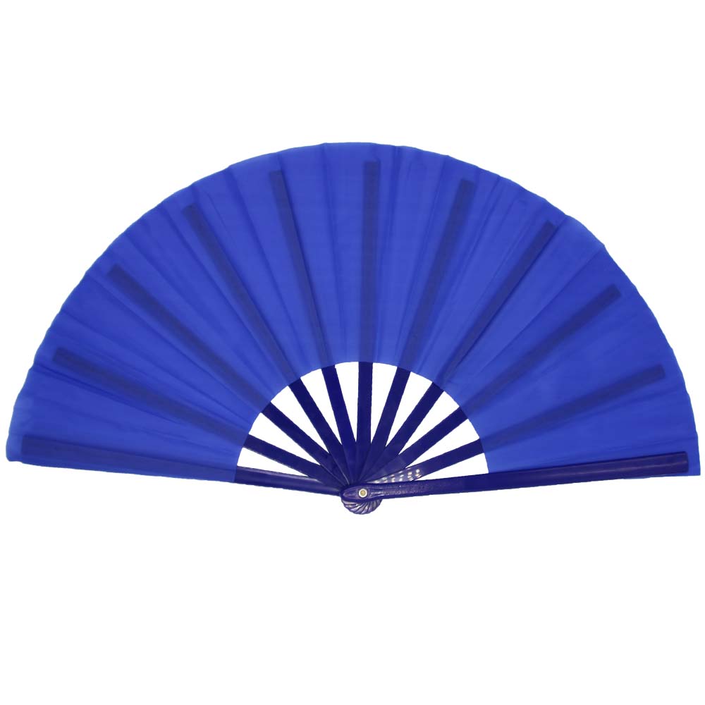promotional kungfu fabric bamboo hand fan for gift