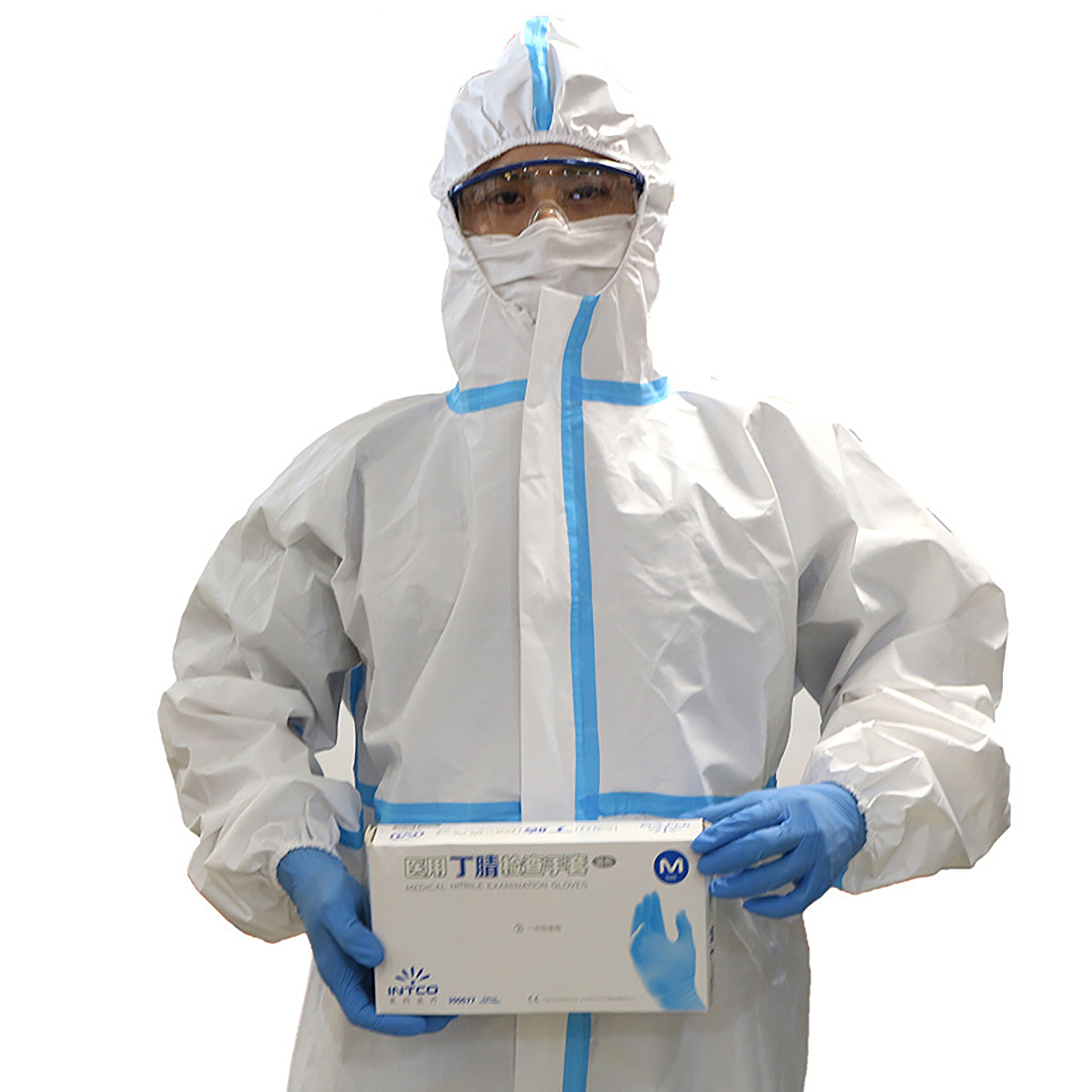 Reusable hospital uniform dust coverall farm jumpsuit