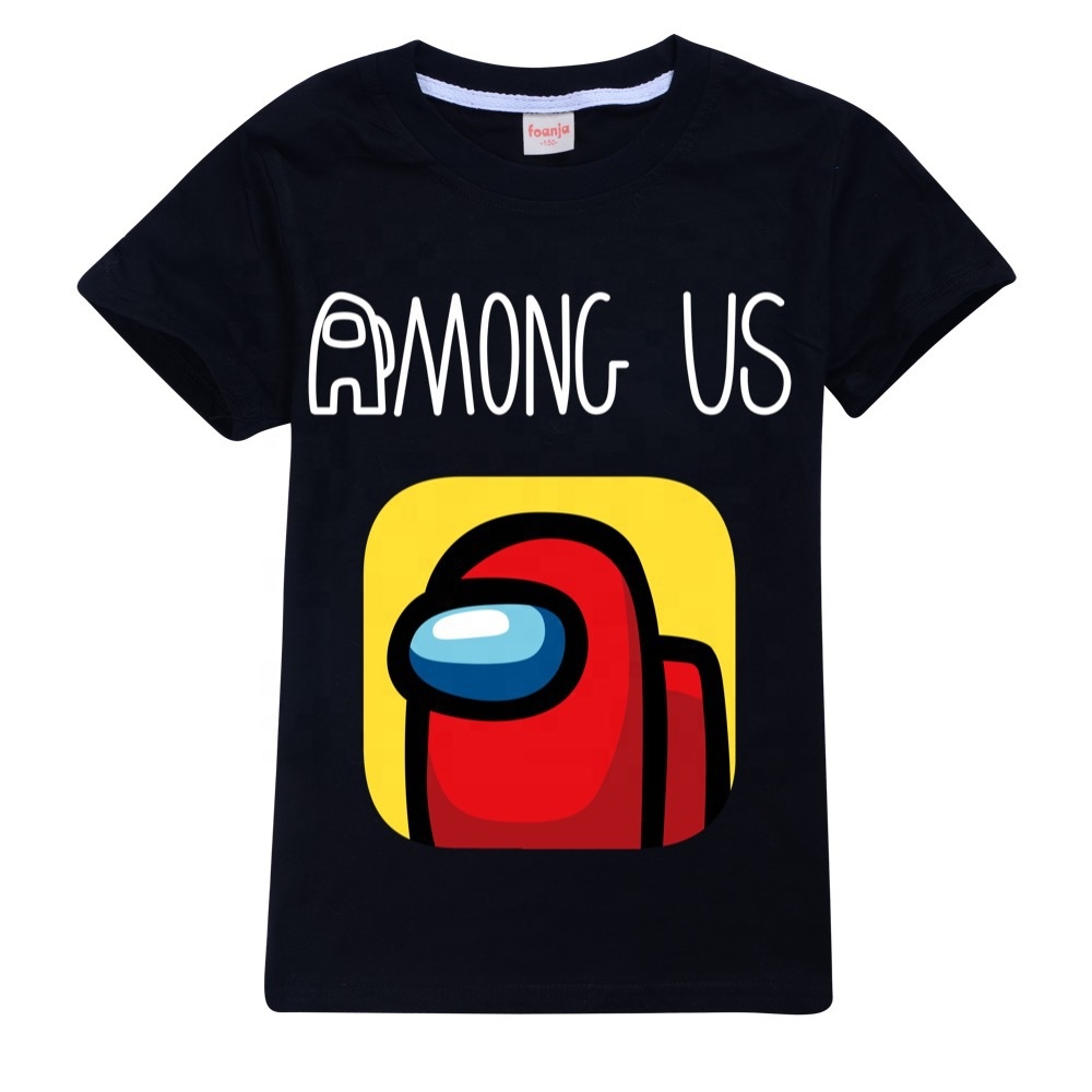 Among us Trendy Children's Clothing Fine Cotton Summer Casual Tops Boys and Girls Short Sleeve T-shirt 743