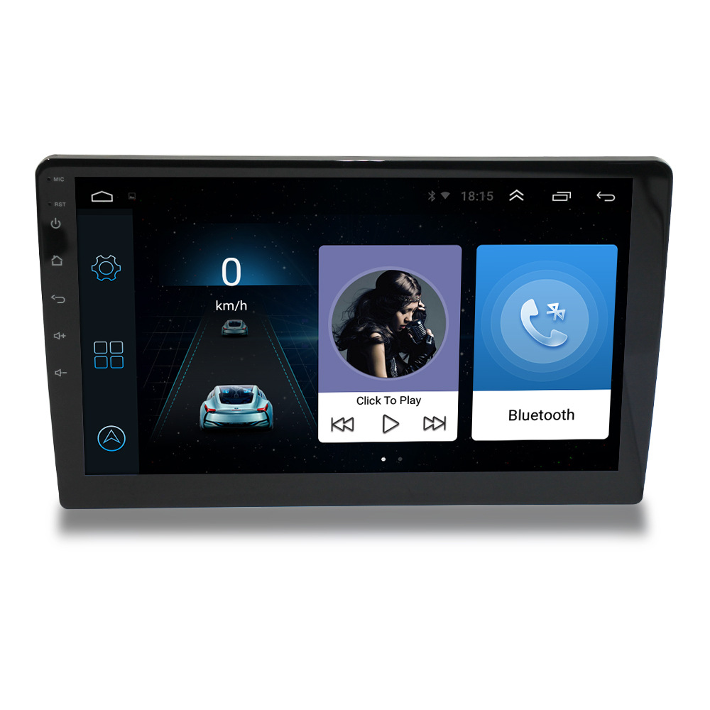 Универсальный автомобильный GPS-навигатор, 9 дюймов, 2 din, Android 10,1, сенсорный экран, автомобильный GPS-навигатор с bT, Wi-Fi