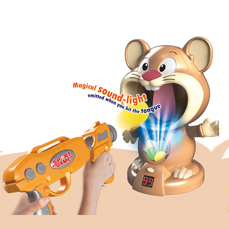 Multiplayer Interactive Competitive Game Moving Target Shooting Game EVA Ball Air Gun Toys